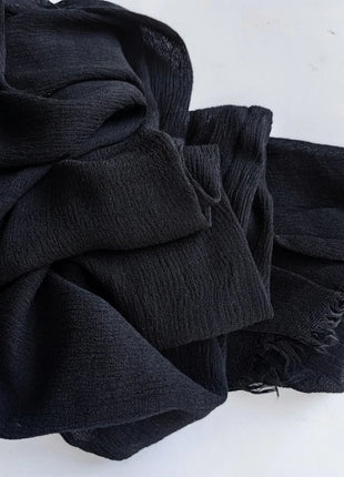 61 Colors Soft Cotton Viscose Scarf Rayon Material Muslim Hijab Mid Eastern Plain Solid Color Headscarf With Tassel