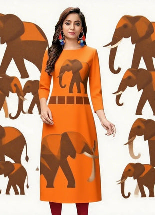 Muslim Peacock Kurtta Women Casual Fashion Dress National style Straight Tube Casual Ethnic Flower Abaya Musulmane Slit hem