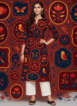 Muslim Women Casual Comfortable Kurt Dress Straight Tube Ethnic All Occasions Such As Birthday Wedding Aidilfitri Abaya
