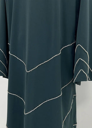Eid Muslim Women Abaya Morocco Party Dress Abayas Elegant Prayer Diamond Long Sleeve Robe Dresses Ramadan Musulman Maxi Vestidos