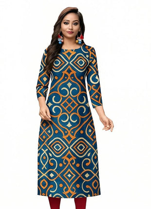 Muslim Kurt Flowers Women's Fashion Comfortable National style Straight Casual Ethnic Vestidos Slit hem Abito Donna Musulmana