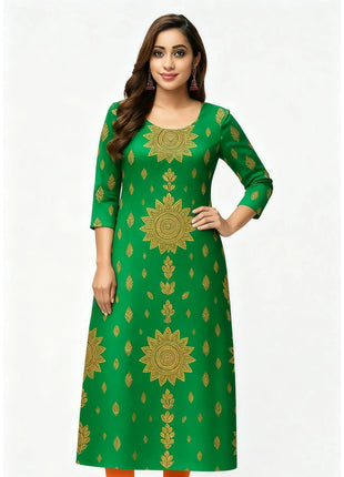 Muslim Dress Kurt Women's Fashionable And Elegant Straight Tube Casual Slit hem Colorful Abito Donna Musulmana