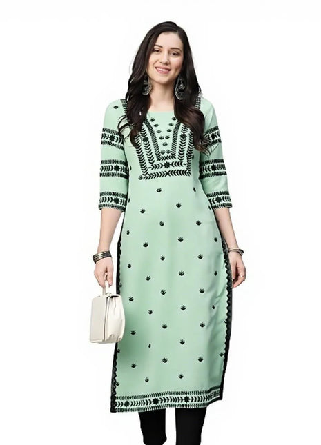 Muslim Kurt Flowers Women's Fashion Comfortable National style Straight Casual Ethnic Vestidos Slit hem Abito Donna Musulmana