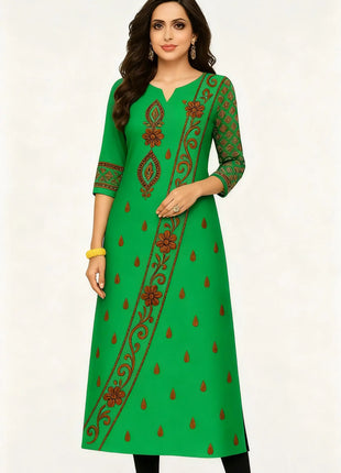 Muslim Kurt Women's Fashionable Dress With Straight Tube Casual Round Neck Design And Various Vacation Styles Kurdische Kleider