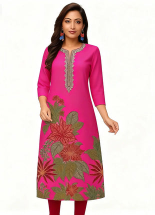 Muslim Women's Fashionable Comfortable Kurt Dress Slit hem Straight Tube Casual Ethnic Abaya Abito Donna Musulmana Turkish Abaya