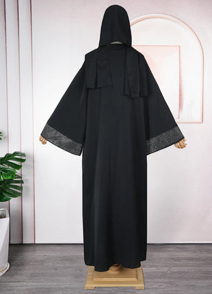 Open Abaya Dubai Kaftan Muslim Cardigan Abayas Dresses for Women 2025 Casual Kimono Robe Femme Caftan Turkish Islamic Clothes