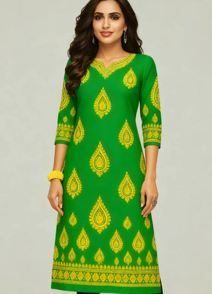 Muslim Kurtta Casual Dress Middle Eastern Straight Casual Ethnic Slit hem Mandarin Peacock National Style Caftan Turkish Abaya