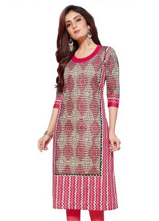 National style Kurtta Women Fashion Comfortable Slit hem Straight Casual Ethnic Abito Donna Musulmana Women Dress Turkish Abaya