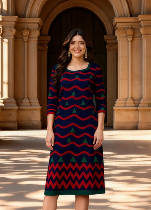 Muslim Kurt Women's Casual Fashion Dress Slit hem Straight Tube Casual Turkish Abaya National Style Musluman Bayan Elbise