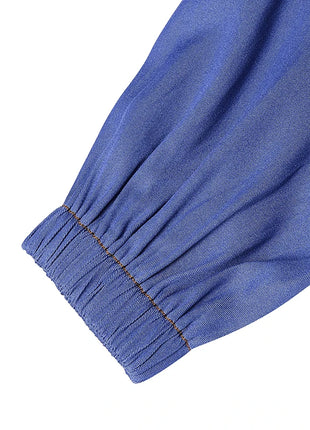 ZANZEA Women Vintage Muslim Abaya Dress 2024 Autumn Sundress Casual Long Sleeve Solid Maxi Long Vestidos Kaftan Islamic Clothing