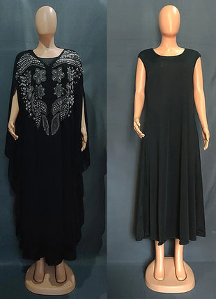 Abayas For Women Dubai Luxury 2024 Chiffon Boubou Muslim Fashion Dress Caftan Marocain Wedding Party Occasions Djellaba Femme