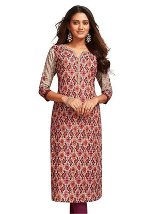Muslim Dress Kurt Women's Fashionable And Elegant Long Sleeved Straight Tube Casual Round Neck Pattern Robe Traditionnelle Arabe