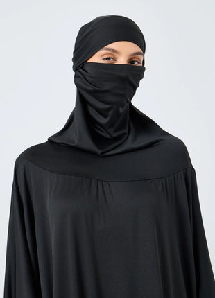 Islamic Prayer Abaya Muslim Women Abayas Long Sleeve Hooded Modesty Ramadan Dresses With Hijab Jilbabs Middle Eastern Kaftans