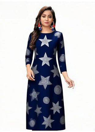 National style Women's Kurtta Casual Fashion Dress Slit hem Straight Tube Casual Ethnic Flower Muslim Kaftan Dresses Morocco