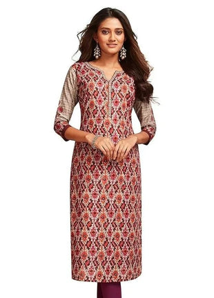 Muslim Dress Kurt Women's Fashionable And Elegant Long Sleeved Straight Tube Casual Round Neck Pattern Robe Traditionnelle Arabe