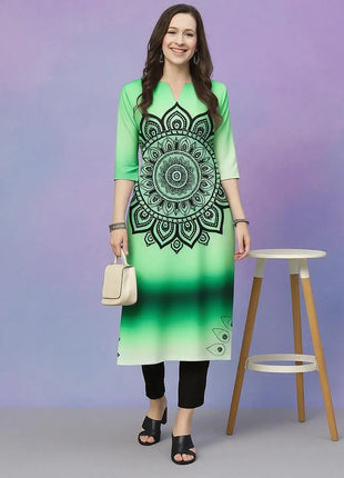 National style Muslim Women Kurtta Casual Dress Long Sleeve Straight Casual Ethnic Mandarin 3D Design Suitable Caftan Femme