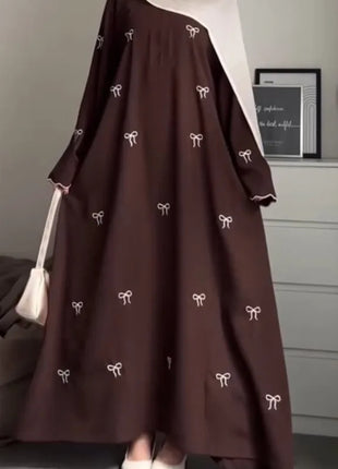 Luxury Dubai Butterfly Embroidery Abaya Muslim Women Modest Dress Islamic Femme Vacation Outfit 2025 Fashion Turkey Kaftan Robe