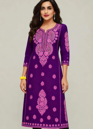National style Kurtta Women Fashion Comfortable Slit hem Casual Ethnic Abito Donna Musulmana Women Dress Turkish Abaya