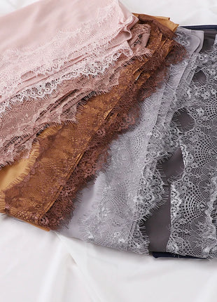 Wedding Style Muslim Soft Lace Hijab lslamic Plain Scarf Premium Chiffon Scarf Shawl Turban Headwraps Headband Foulard