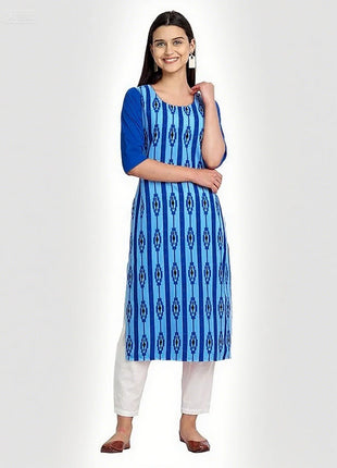 Muslim 2026 Dress Kurt Women Fashionable And Elegant National Style Straight Tube Casual Slit hem Colorful Pattern Noble Skirt