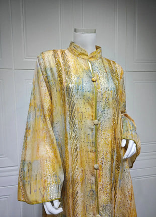 Eid Women Dress Muslim Prayer Abaya Sequins Embroidery Abayas Dubai Turkey Islam Party Kaftan Robe Longue Vestidos Largos 2026