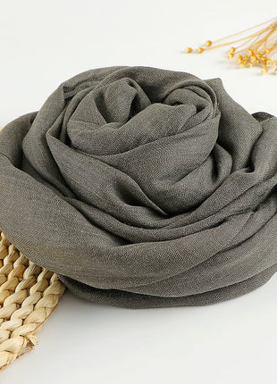 Muslim Cotton Linen Hijabs For Women Scarf Thin Plain Shawls Femme Musulman Soft Viscose Rayon Headscarf Islamic Turban Headband
