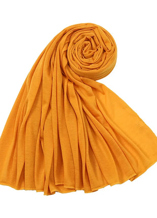 Hot Muslim Fashion Woman Soft Hijabs Scarf Shawl Plain Cotton Jersey Scarves Turban Women Long Shawls Head Wrap Headband Abaya