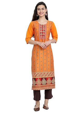 Muslim Dress Kurt Women's Fashionable And Elegant Slit hem Straight Tube Casual Flowers Pattern Robe Abito Donna Musulmana