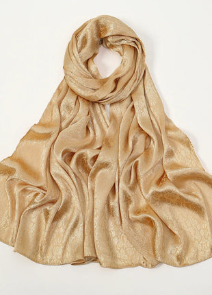 High Quality Floral Print Satin Hijab Scarf Muslim Hijab Plain Malaysia Scarf Satin Shawl Luxury Silk Satin Wrap Islam Turban