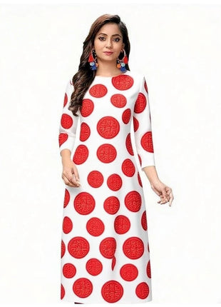 Muslim Women's Casual Fashionable  Kurt Dress Straight Tube Ethnic Slit hem Takchita Dress Abaya Robe Longue National style