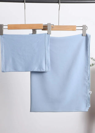 2 Piece Set Chiffon Hijab Matching Undercap Chiffon Scarf with Matching Underscarf Shawls Scarves Head Scarf Headwraps for Women