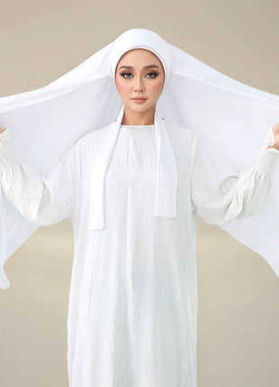 New Elasticity Modal Jersey Instant Hijab With Straps Muslim Woman Hijab Soft Solid Headwraps Turban Islam Malaysia Headscarf