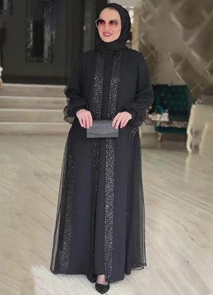 Muslim Modest Women Dress Jalabiya Vestidos Eid Ramadan Arabic Long Robe Dubai Islam Morocco Kaftan Abayas Cardigan Dresses 2024