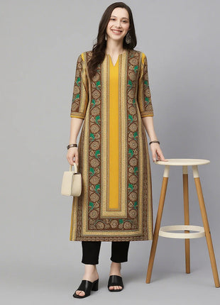 Muslim Women's Fashionable And Comfortable Kurt Dress Long Sleeved Straight Tube Casual Ethnic Abaya Women Elegant Luxury Dress