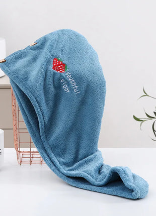Rapid Dry Towel for Hair Microfiber Towels Anti Frizz Dry Hair Hair Towel Quick Dry Hair Dry Towels for Girls Beach Shower Cap
