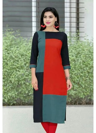 Muslim Women's Fashionable Comfortable Kurt Dress Slit Hem Straight Tube Casual Ethnic Abaya Women Dress Abaya Turkish Abaya