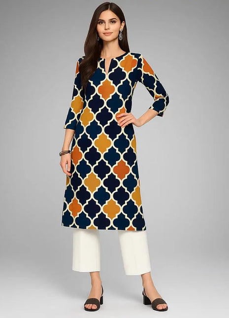 Muslim Dress Kurt women's Fashionable And Elegant Long Sleeved Straight Tube Casual Round Neck Peacock Pattern Noble Skirt 2026