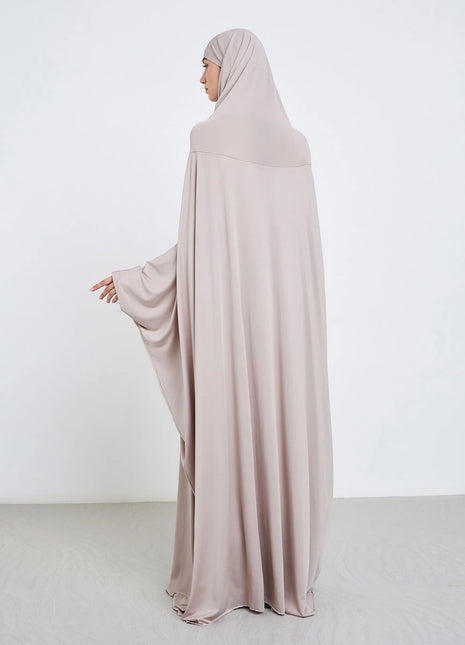 Islamic Prayer Abaya Muslim Women Abayas Long Sleeve Hooded Modesty Ramadan Dresses With Hijab Jilbabs Middle Eastern Kaftans