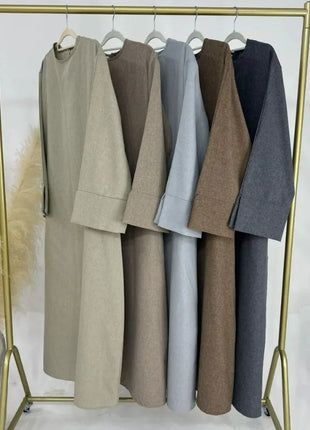 2024 New Dubai Abaya for Muslim Women Eid Ramadan Modest Dress Türkiye Loose Large Elegant Dress Gown Female Islam Clothing