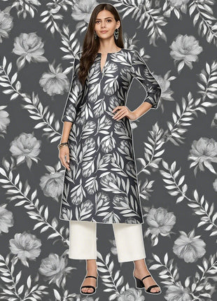 Muslim Kurt Women Casual Fashion Dress Long Sleeved Straight Tube Casual Ethnic Flower National Style Islamische Kleidung Frauen