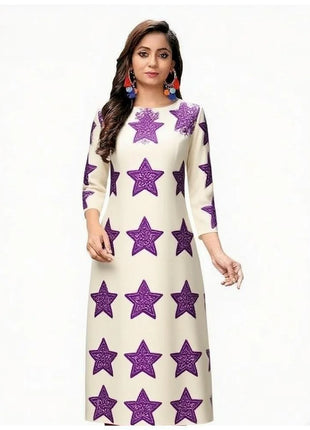 National style Muslim Women Kurtta Casual Dress Slit hem Straight Casual Ethnic Mandarin 3D Design Suitable Caftan Femme