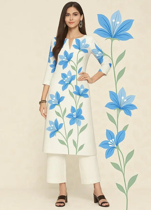 Muslim Women Casual Comfortable Kurt Dress Straight Tube Ethnic All Occasions Such As Birthday Wedding Aidilfitri Abaya