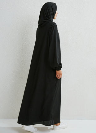 Muslim Dresses Women Maxi Dresses Mujer Vestidoes Female Loose Dresses Full Sleeve Printed Floral Casual Robe Long Dress