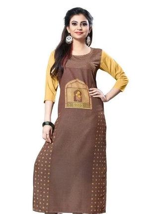 Muslim Dress Kurt Women's Fashionable And Elegant National Style Slit Hem Straight Tube Casual Abito Donna Musulmana