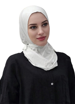 Modal Cotton Jersey Hijab Scarf Long Muslim Shawl Plain Soft Turban Tie Head Wraps For Women Africa Headband