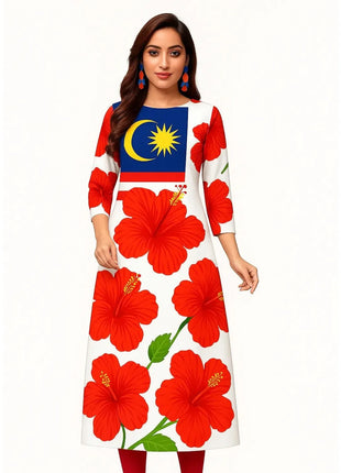 Muslim Kurt Fashionable Dress With Straight Tube Casual National Style Design Abito Donna Musulmana Girls Prayer Dress