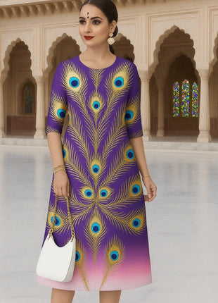 Muslim Women's Kurt Fashionable And Elegant Turkish Abaya Straight Tube Casual Kurtta Turkish Abaya Kaftan Marroqui Slit hem