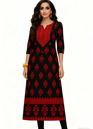 Muslim Kurt Women Casual Fashion Dress Peacock Straight Tube Casual Ethnic Flower National Style Islamische Kleidung Frauen