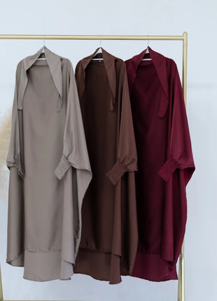 Ramadan Muslim Dress Girls Kids Prayer Garment Hijab Dress  Child Hooded Abaya Full Cover Niqab Islam Dubai Eid Robe 2023 jilbab