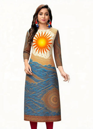 Muslim Kurt Women Casual Fashion Dress Peacock Straight Tube Casual Turkish Abaya National Style Islamische Kleidung Slit hem